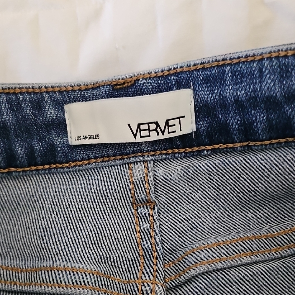 Vervet Medium Wash High Waisted Flare Leg Jeans Womens Size 28 - Picture 6 of 7